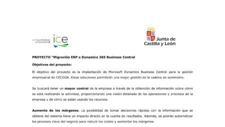 PROYECTO «Migración ERP a Dynamics 365 Business Central»